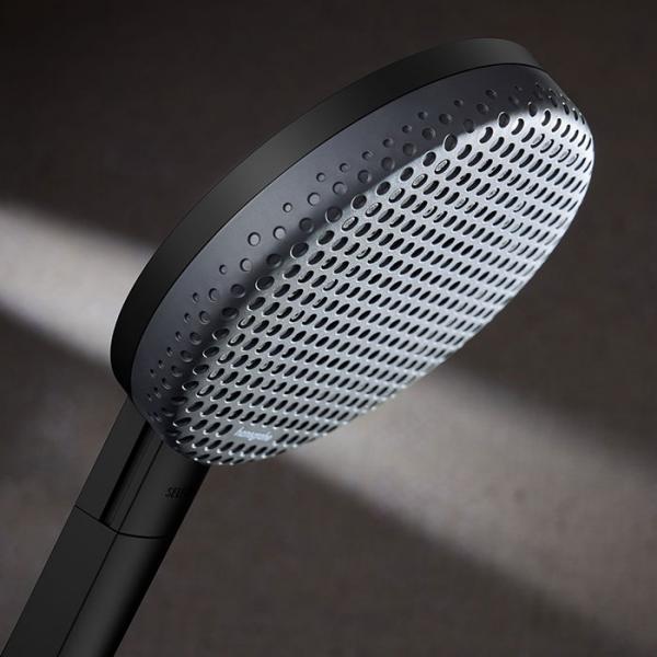 hansgrohe Raindance Alive S Puro Showerpipe 300 1jet m/EcoSmart og termostat - Mat sort