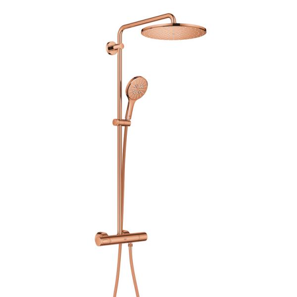 Grohe Rainshower SmartActive 310 brusesystem - Poleret warm sunset