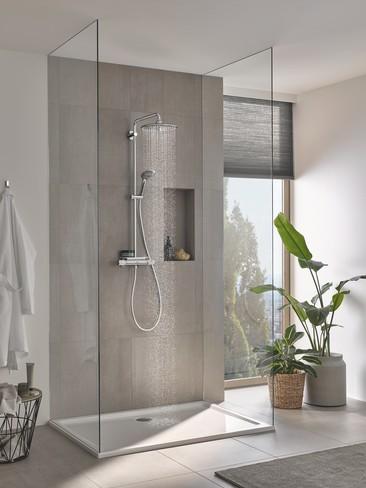 Grohe Vitalio Joy 260 komplet brusesystem m/EasyReach bakke - Krom