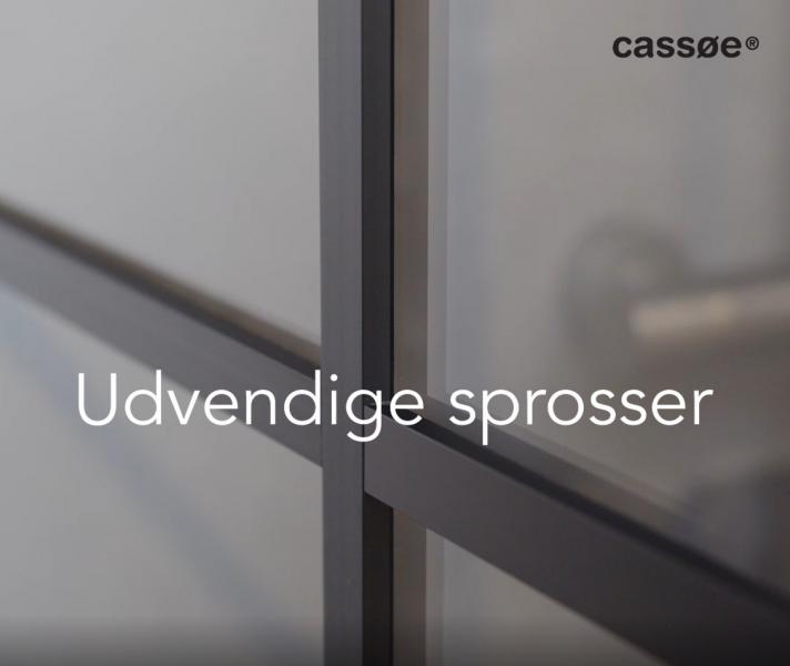 Cassøe New York firkantet niche m/sprosser - 98x98 cm