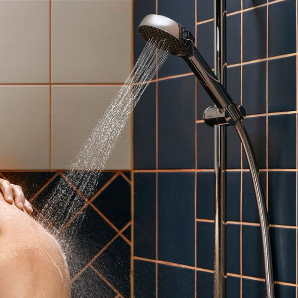 hansgrohe Activera Select S brusesæt 95 2jet m/Ecosmart+ og brusestang 65 cm - Krom