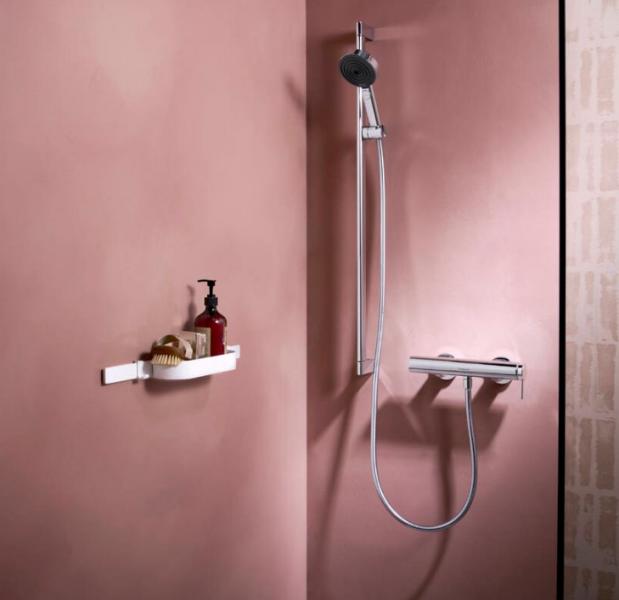 Hansgrohe WallStoris Skinne - 70 cm - Mat hvid