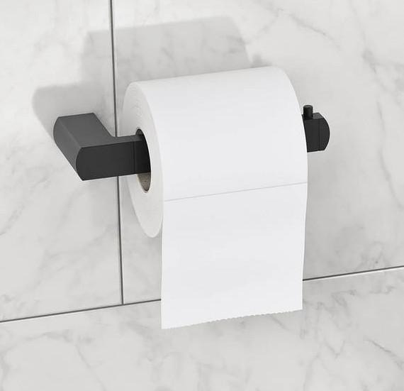 Gustavsberg Square toiletpapirholder - Mat sort