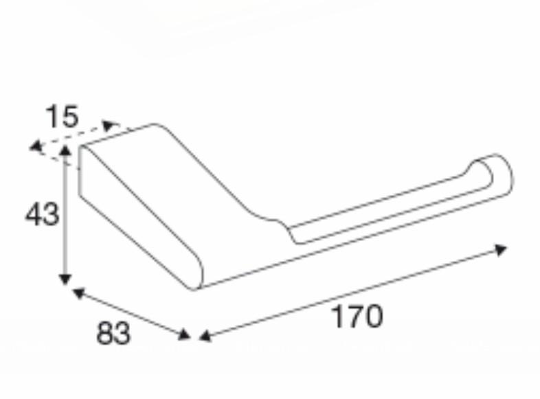 Pressalit Style toiletpapirholder - Krom