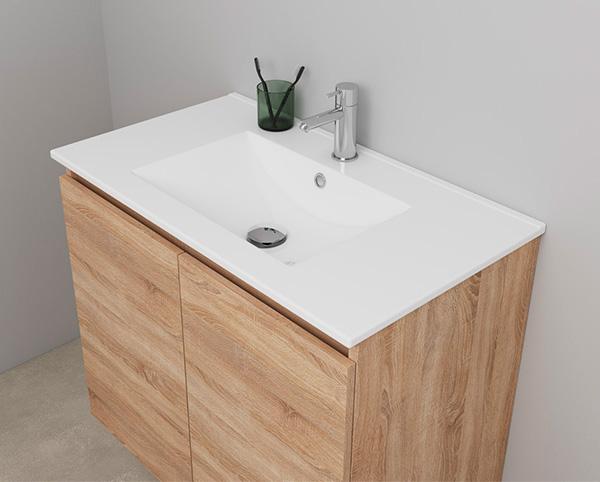 Sanibell Online 81 m&oslash;bels&aelig;t m/grebsfri l&aring;ger - Bardolino eg - Flatpack