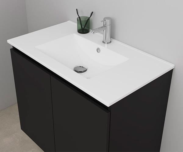 Sanibell Online 81 m&oslash;bels&aelig;t m/grebsfri l&aring;ger - Mat sort