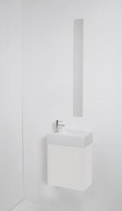 Sanibell Proline 40 møbelsæt - Mat hvid