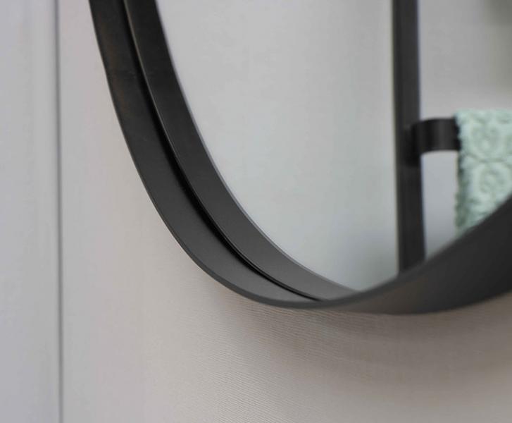 Sanibell Ink SP15 rundt spejl m/ramme Ø120 - Mat hvid Sanibell Ink SP15 rundt spejl m/ramme Ø120 - Mat hvid