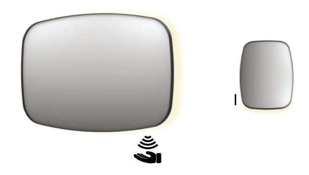 Sanibell Ink SP30 superellipse spejl m/backlight, varme og sensor 120 x 80 cm - Børstet gunmetal Sanibell Ink SP30 superellipse spejl m/backlight, varme og sensor 120 x 80 cm - Børstet gunmetal