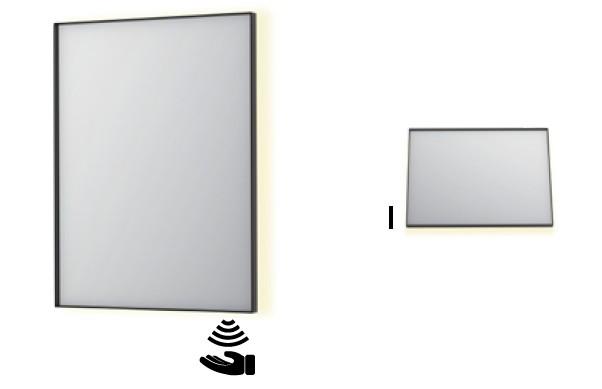 Sanibell Ink SP32 firkantet spejl m/backlight, varme og sensor 70 x 80 cm - Børstet mat guld