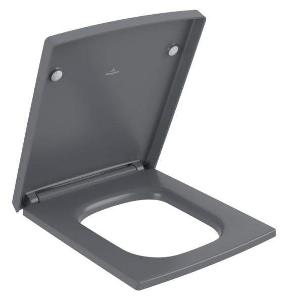 Villeroy & Boch Memento 2.0 toilets&aelig;de m/softclose og quick release - Gr&aring;