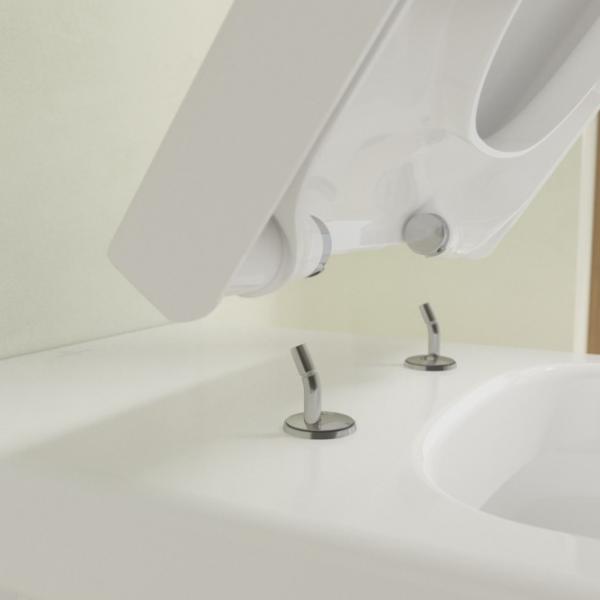 Villeroy & Boch ViCare toiletsæde m/softclose og quick release - Hvid