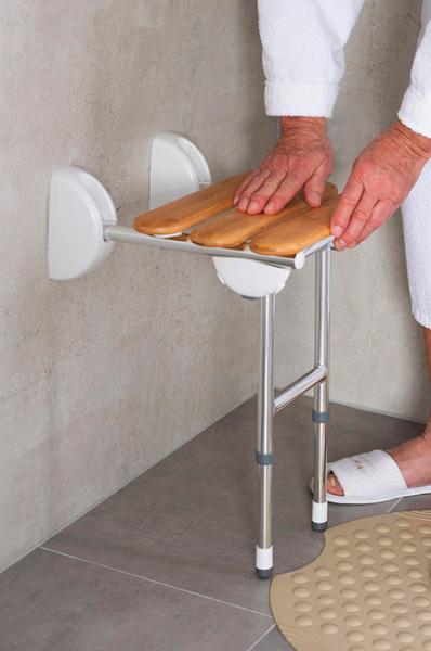 Ridder Assistent støtteben t/vægsæde - Krom Ridder Assistent støtteben t/vægsæde - Krom