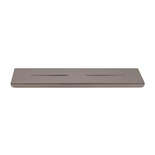 Cassøe A5 brusehylde, vendbar - Gunmetal