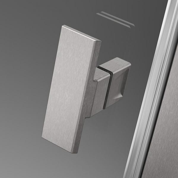 Str&oslash;mberg Noma 45 svingd&oslash;r m/sidepanel 1100mm - Venstre - Steel