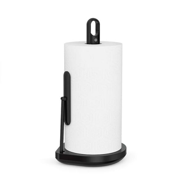 Simplehuman køkkenrulleholder m/spray - Sort