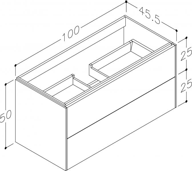 Strømberg Domo 100 møbelsæt - Hvid Strømberg Domo 100 møbelsæt - Hvid