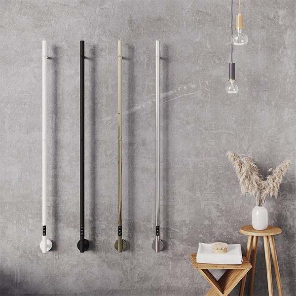 Strømberg Torre håndklædetørrer - 3,5x150 cm - Børstet rustfrit stål Strømberg Torre håndklædetørrer - 3,5x150 cm - Børstet rustfrit stål