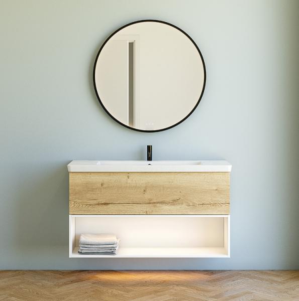 Dansani YOU Urban 120 åbent skab t/vaskeskabe og sideskabe - Hvid mat Dansani YOU Urban 120 åbent skab t/vaskeskabe og sideskabe - Hvid mat