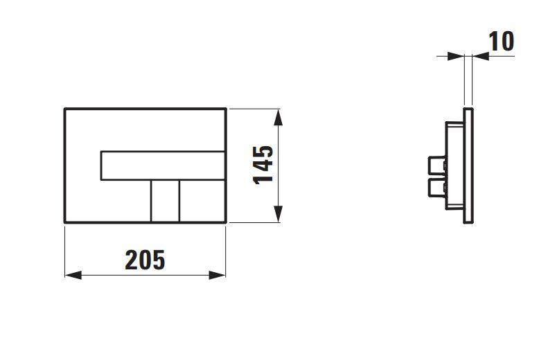 Duravit Me by Starck Compact Rimless toiletpakke inkl. s&aelig;de m/softclose, cisterne, Wondergliss og krom AW100 betjening