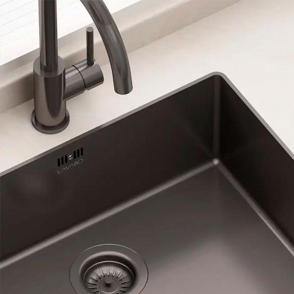 Lavabo Kubus 500 Soft Slim køkkenvask - Dark bronze Lavabo Kubus 500 Soft Slim køkkenvask - Dark bronze