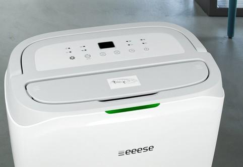 Eeese Carl Affugter og luftrenser m/HEPA-filter og wifi - Hvid - 25 liter/120 kvm