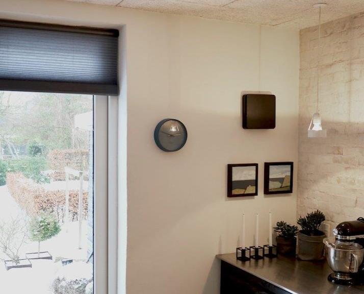 Duka One Pro 50S ventilator m/varmegenvinding og WiFi - Mat Sort