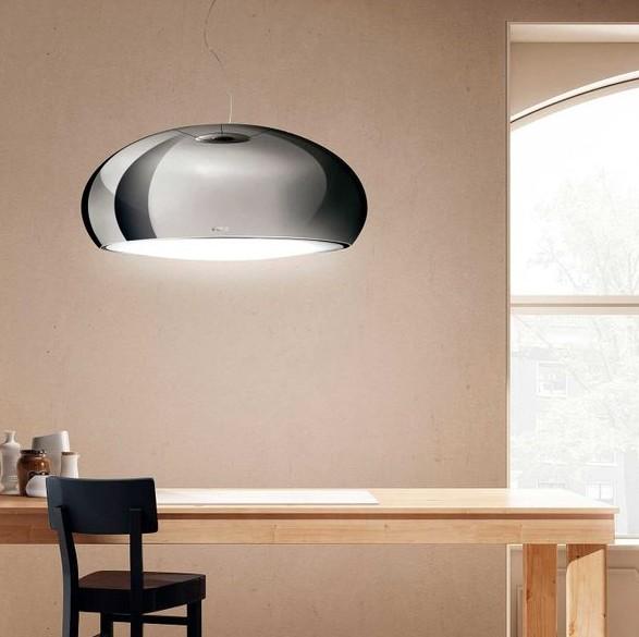 Eico Seashell Shiny frithængende wirehængt emhætte - Poleret rustfrit stål Eico Seashell Shiny frithængende wirehængt emhætte - Poleret rustfrit stål