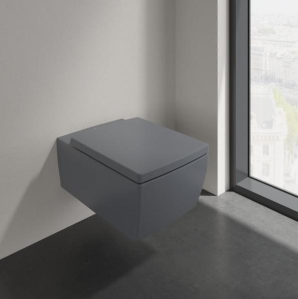 Villeroy & Boch Memento 2.0 Rimless v&aelig;gh&aelig;ngt toilet m/Ceramic+ - Gr&aring;