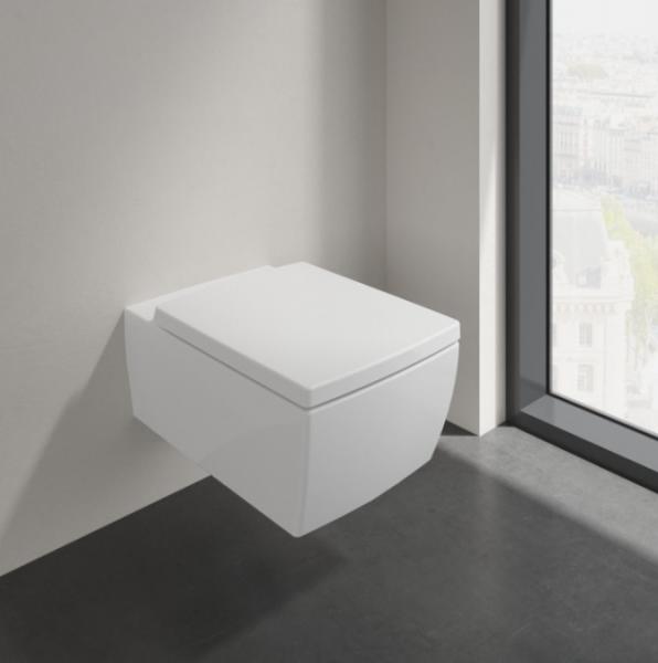 Villeroy & Boch Memento 2.0 Rimless v&aelig;gh&aelig;ngt toilet m/Ceramic+ - Hvid