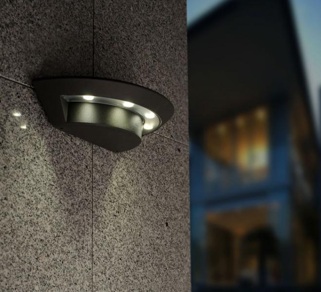 Lutec Architectural Ghost udendørslampe til væg
