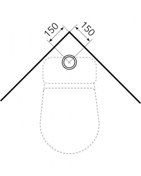 Gustavsberg Nautic 1546 toilet m/C+ og Hygienic Flush - Høj model