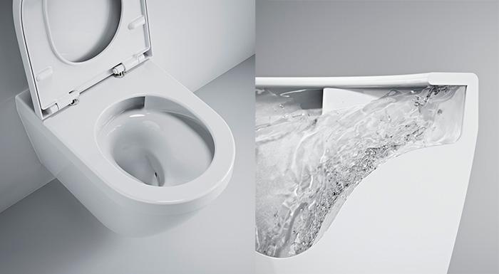 Grohe Euro rimless væghængt toilet m/TripleVortex og HyperClean Grohe Euro rimless væghængt toilet m/TripleVortex og HyperClean