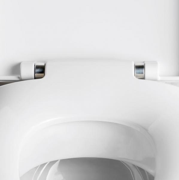 Pressalit Delight toiletsæde med soft close og lift-off - Hvid