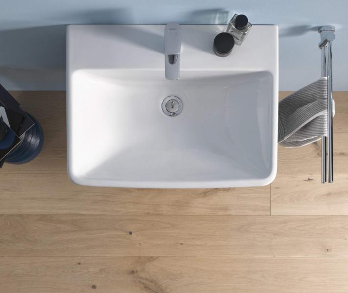 Duravit No. 1 55 håndvask t/nedfældning - 1 hanehul