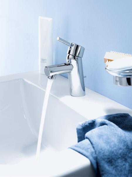 Grohe Concetto håndvaskarmatur m/bundventil og Ecojoy