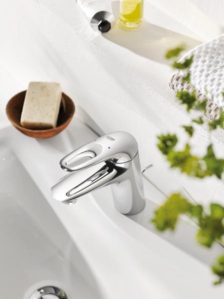 Grohe Eurostyle håndvaskarmatur m/hul - Krom