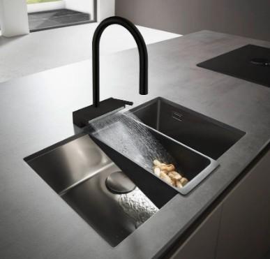 Hansgrohe Aquno Select M81 køkkenarmatur U-tud m/udtræk og brus - Mat sort