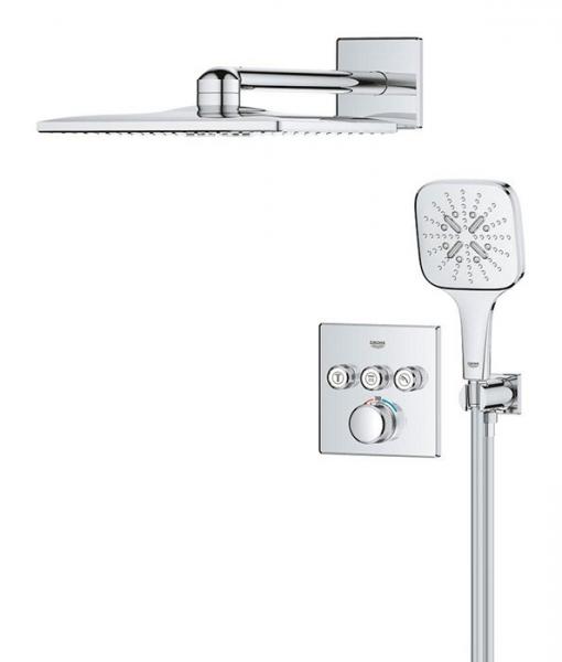 Grohe Grohtherm SmartControl 310 komplet bruses&aelig;t t/indbygning - Krom