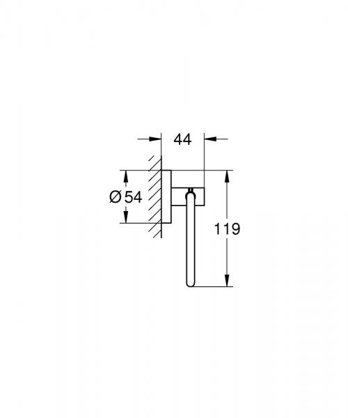 Grohe Essentials pakke - Børstet hard graphite