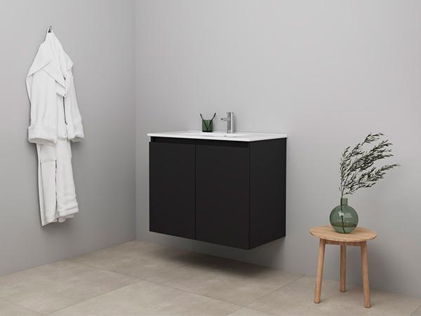 Sanibell Online 81 m&oslash;bels&aelig;t m/grebsfri l&aring;ger - Mat sort