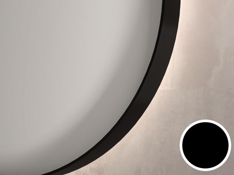 Sanibell Ink SP19 spejl m/lys, varme og sensor 160 x 80 cm - Mat sort