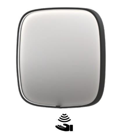 Sanibell Ink SP31 spejl m/lys, varme og sensor 100 x 100 cm - Gunmetal