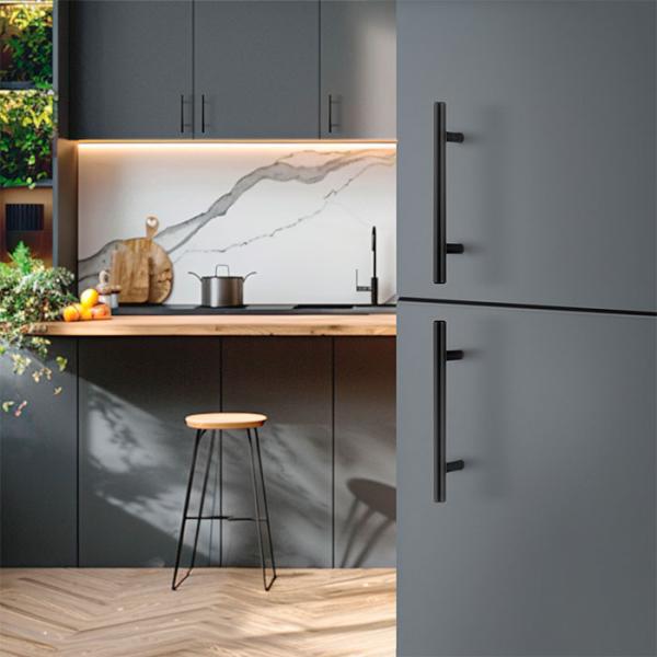 Beslagsboden BB578 møbelgreb - 150mm - Mat sort