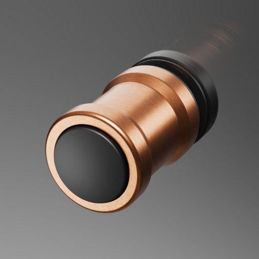 Str&oslash;mberg Noma 180 nichefolded&oslash;r 800mm - H&oslash;jre - B&oslash;rstet kobber