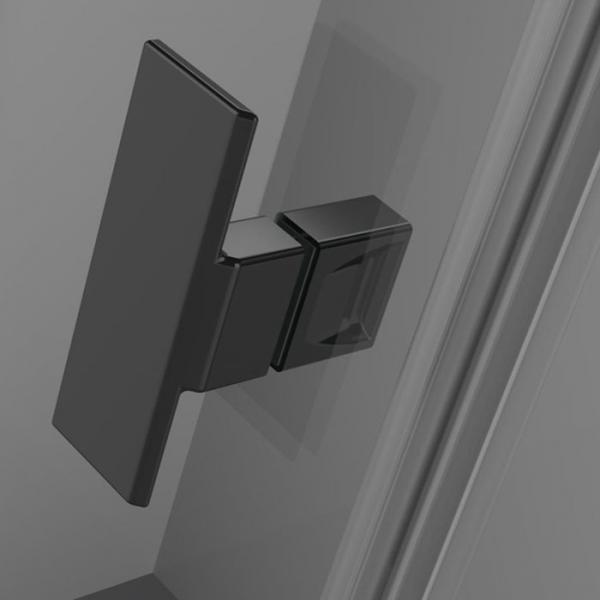 Str&oslash;mberg Noma 30 dobbelt svingd&oslash;r 1200mm - Mat sort