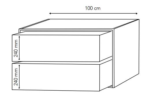 Cass&oslash;e Solid 100 m&oslash;bels&aelig;t - Massiv eg