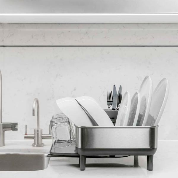 Simplehuman kompakt opvaskebakke m/stålramme Simplehuman kompakt opvaskebakke m/stålramme