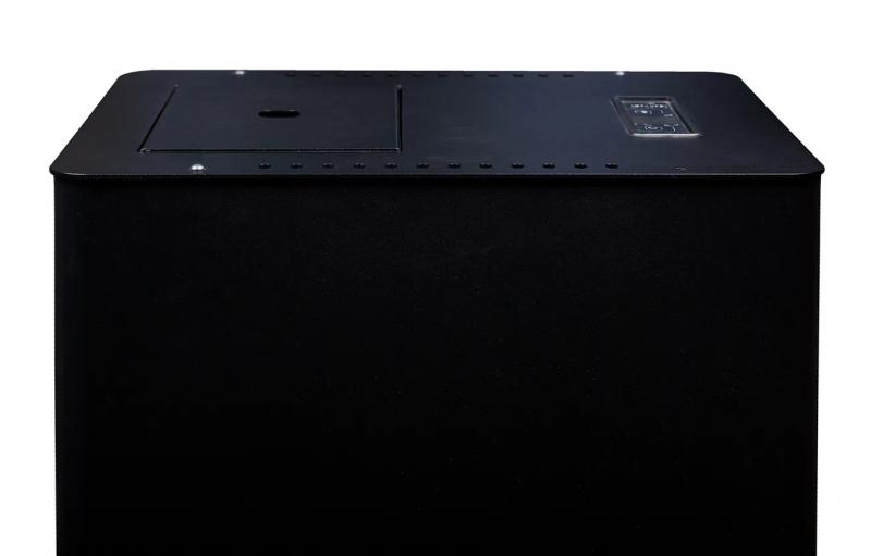 Langå Karen Træpilleovn 40 kg pilletank - Bordeaux Langå Karen Træpilleovn 40 kg pilletank - Bordeaux