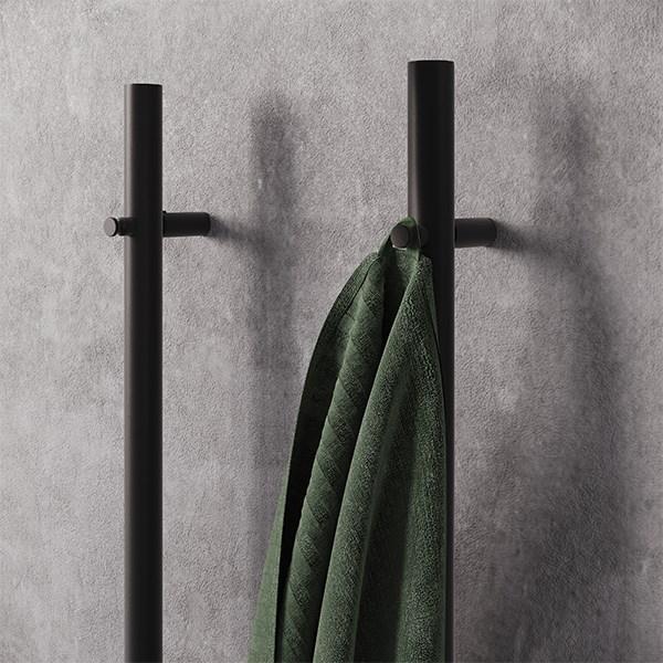 Strømberg Torre håndklædetørrer - 3,5x150 cm - Børstet rustfrit stål Strømberg Torre håndklædetørrer - 3,5x150 cm - Børstet rustfrit stål